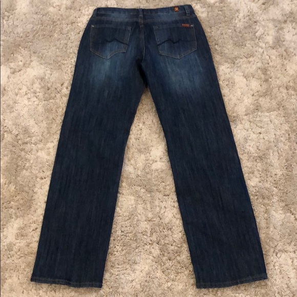 7 For All Mankind Distressed Patched Standard Jean - Picture 2 of 7